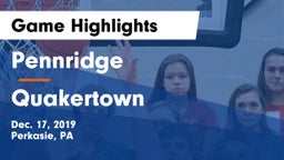 Pennridge  vs Quakertown  Game Highlights - Dec. 17, 2019