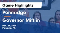 Pennridge  vs Governor Mifflin  Game Highlights - Dec. 27, 2019