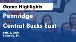 Pennridge  vs Central Bucks East  Game Highlights - Feb. 4, 2020