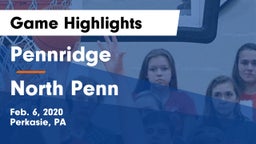 Pennridge  vs North Penn  Game Highlights - Feb. 6, 2020