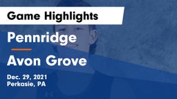 Pennridge  vs Avon Grove  Game Highlights - Dec. 29, 2021