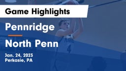 Pennridge  vs North Penn  Game Highlights - Jan. 24, 2023