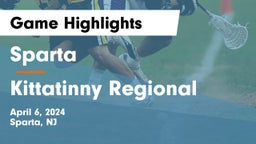 Sparta  vs Kittatinny Regional  Game Highlights - April 6, 2024