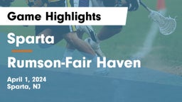 Sparta  vs Rumson-Fair Haven  Game Highlights - April 1, 2024