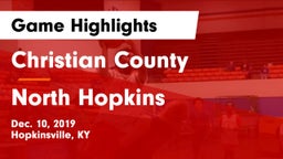 Christian County  vs North Hopkins  Game Highlights - Dec. 10, 2019