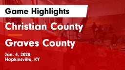 Christian County  vs Graves County  Game Highlights - Jan. 4, 2020