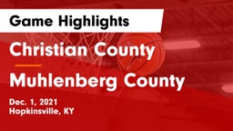 Christian County  vs Muhlenberg County  Game Highlights - Dec. 1, 2021