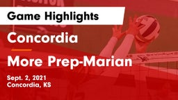 Concordia  vs More Prep-Marian  Game Highlights - Sept. 2, 2021