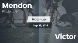 Matchup: Mendon/Sutherland vs. Victor 2016