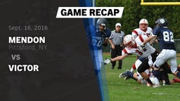 Recap: Mendon  vs. Victor 2016