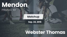 Matchup: Mendon/Sutherland vs. Webster Thomas 2016