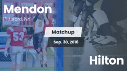 Matchup: Mendon/Sutherland vs. Hilton 2016