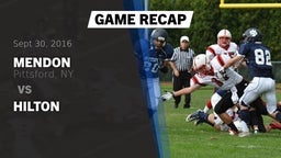 Recap: Mendon  vs. Hilton 2016