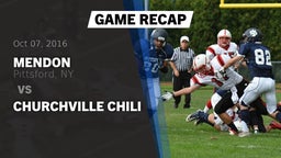 Recap: Mendon  vs. Churchville Chili 2016