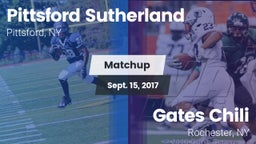 Matchup: Pittsford Sutherland vs. Gates Chili  2017