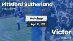 Matchup: Pittsford Sutherland vs. Victor  2017