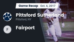 Recap: Pittsford Sutherland vs. Fairport 2017