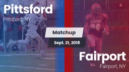 Matchup: Pittsford vs. Fairport  2018