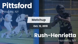 Matchup: Pittsford vs. Rush-Henrietta  2018