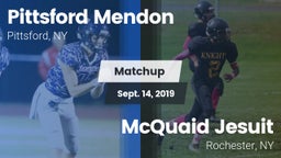 Matchup: Pittsford vs. McQuaid Jesuit  2019
