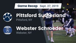 Recap: Pittsford Sutherland vs. Webster Schroeder  2019