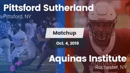 Matchup: Pittsford vs. Aquinas Institute  2019