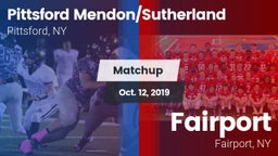 Matchup: Pittsford vs. Fairport  2019