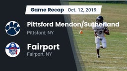 Recap: Pittsford Mendon/Sutherland vs. Fairport  2019