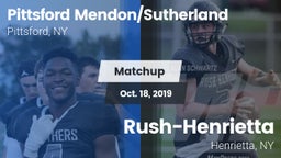 Matchup: Pittsford vs. Rush-Henrietta  2019