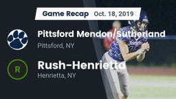 Recap: Pittsford Mendon/Sutherland vs. Rush-Henrietta  2019