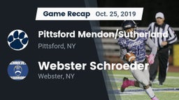 Recap: Pittsford Mendon/Sutherland vs. Webster Schroeder  2019
