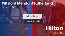 Matchup: Pittsford vs. Hilton  2020