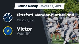 Recap: Pittsford Mendon/Sutherland vs. Victor  2021