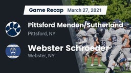 Recap: Pittsford Mendon/Sutherland vs. Webster Schroeder  2021