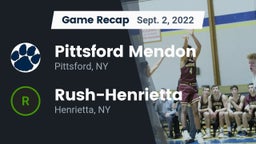 Recap: Pittsford Mendon vs. Rush-Henrietta  2022