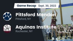 Recap: Pittsford Mendon vs. Aquinas Institute  2022