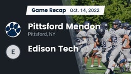 Recap: Pittsford Mendon vs. Edison Tech 2022
