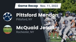 Recap: Pittsford Mendon vs. McQuaid Jesuit  2022