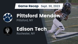 Recap: Pittsford Mendon  vs. Edison Tech  2023