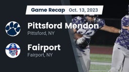 Recap: Pittsford Mendon  vs. Fairport  2023