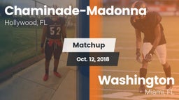 Matchup: Chaminade-Madonna vs. Washington  2018