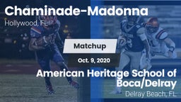 Matchup: Chaminade-Madonna vs. American Heritage School of Boca/Delray 2020