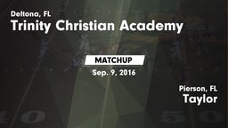Matchup: Trinity Christian vs. Taylor  2016