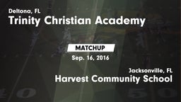 Matchup: Trinity Christian vs. Harvest Community School 2016