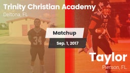 Matchup: Trinity Christian vs. Taylor  2017