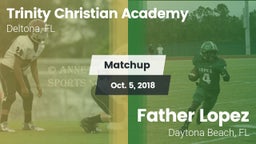Matchup: Trinity Christian vs. Father Lopez  2018