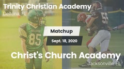 Matchup: Trinity Christian vs. Christ's Church Academy 2020