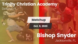 Matchup: Trinity Christian vs. Bishop Snyder  2020