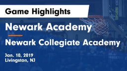 Newark Academy  vs Newark Collegiate Academy Game Highlights - Jan. 10, 2019