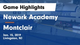 Newark Academy  vs Montclair  Game Highlights - Jan. 15, 2019